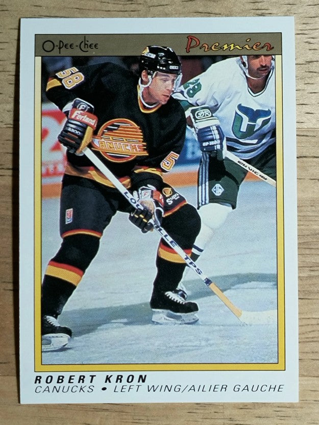1990-91 OPC Premier #52 Robert Kron RC