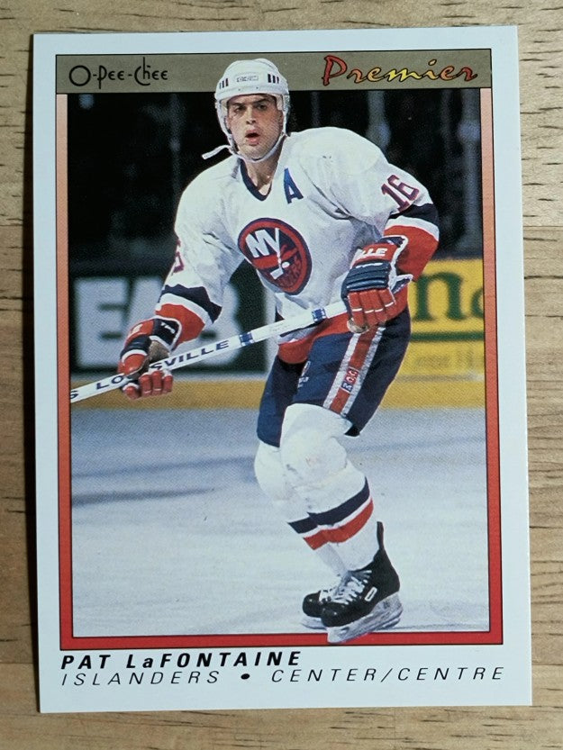 1990-91 OPC Premier #56 Pat LaFontaine