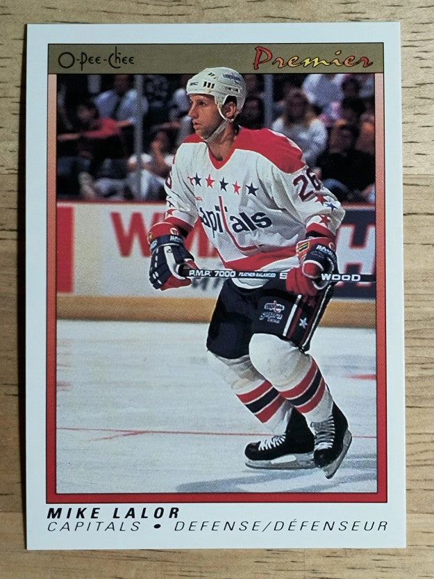 1990-91 OPC Premier #57 Mike Lalor RC