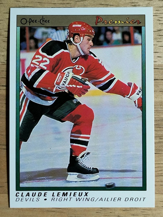 1990-91 OPC Premier #62 Claude Lemieux