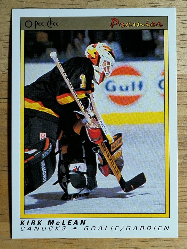 1990-91 OPC Premier #70 Kirk McLean