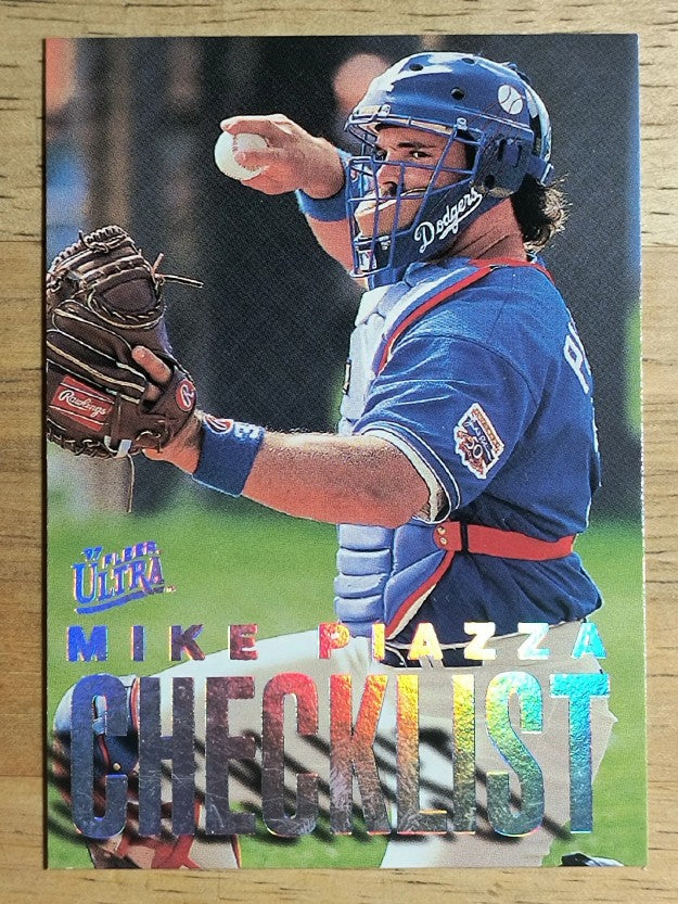 1997 Ultra Checklists #B6 Mike Piazza