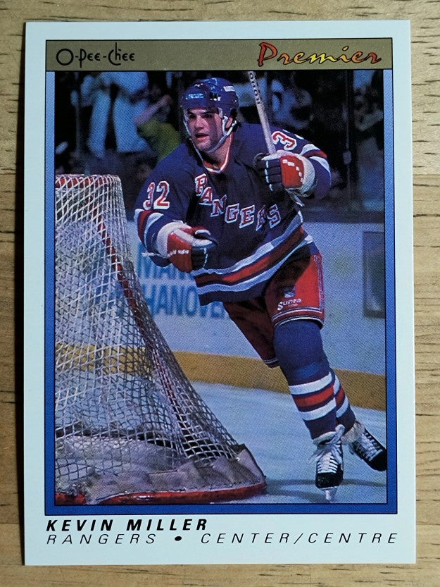 1990-91 OPC Premier #73 Kevin Miller RC