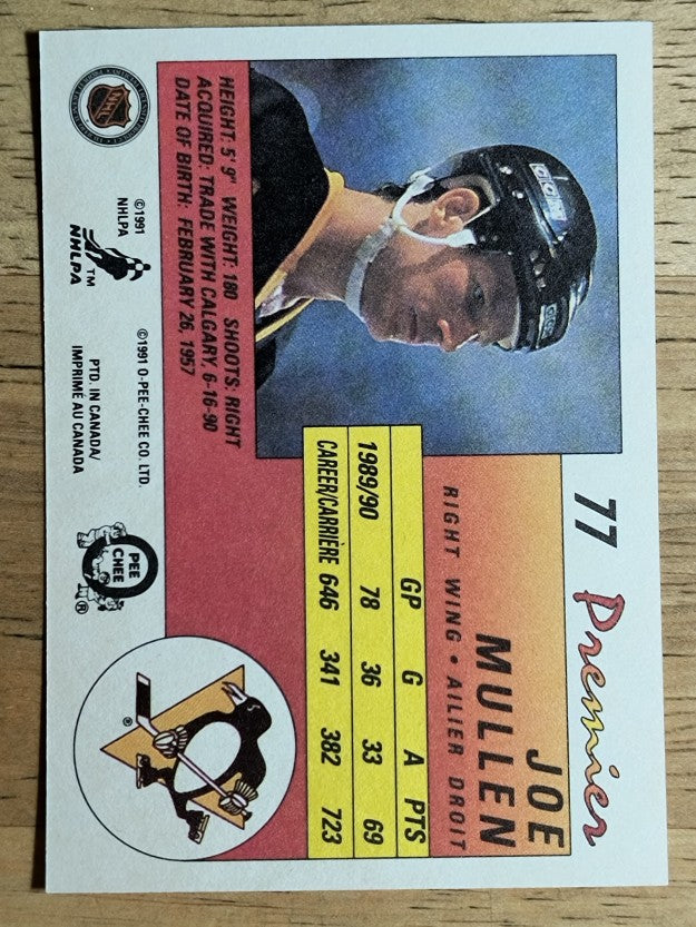 1990-91 OPC Premier #77 Joe Mullen