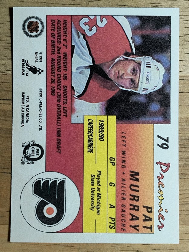 1990-91 OPC Premier #79 Pat Murray RC