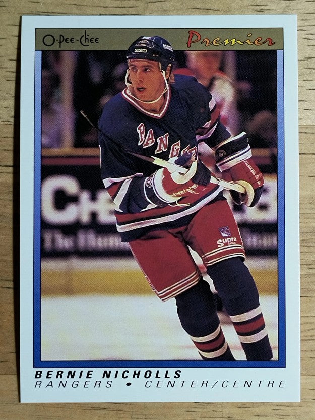 1990-91 OPC Premier #83 Bernie Nicholls