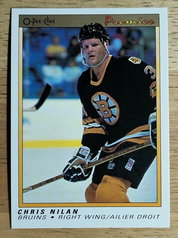 1990-91 OPC Premier #85 Chris Nilan