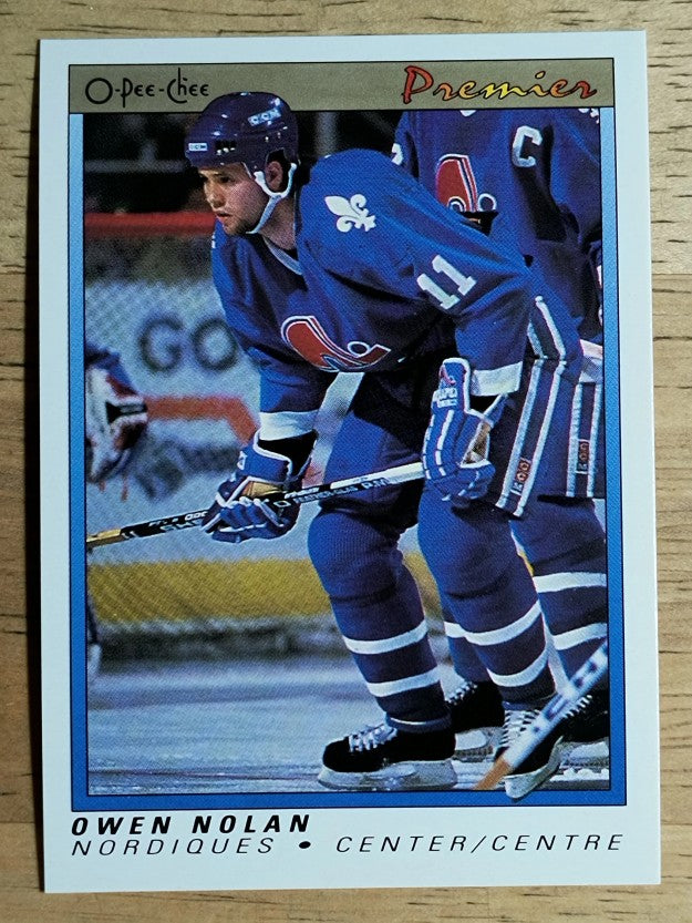 1990-91 OPC Premier #86 Owen Nolan RC