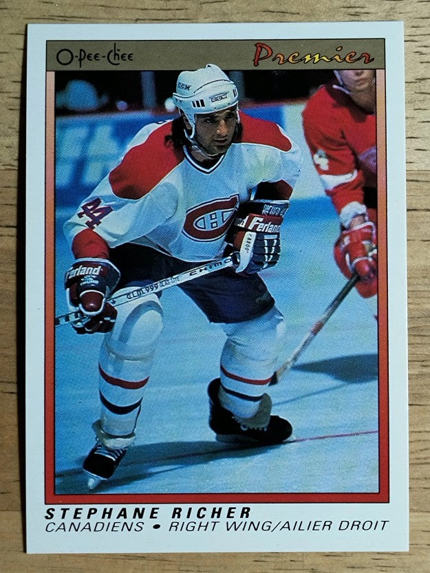 1990-91 OPC Premier #98 Stephane Richer