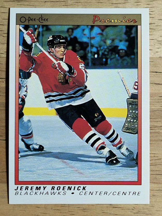 1990-91 OPC Premier #100 Jeremy Roenick RC