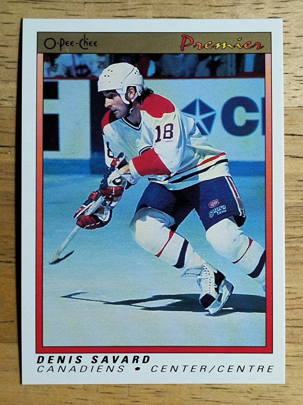 1990-91 OPC Premier #103 Denis Savard