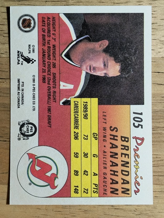 1990-91 OPC Premier #105 Brendan Shanahan