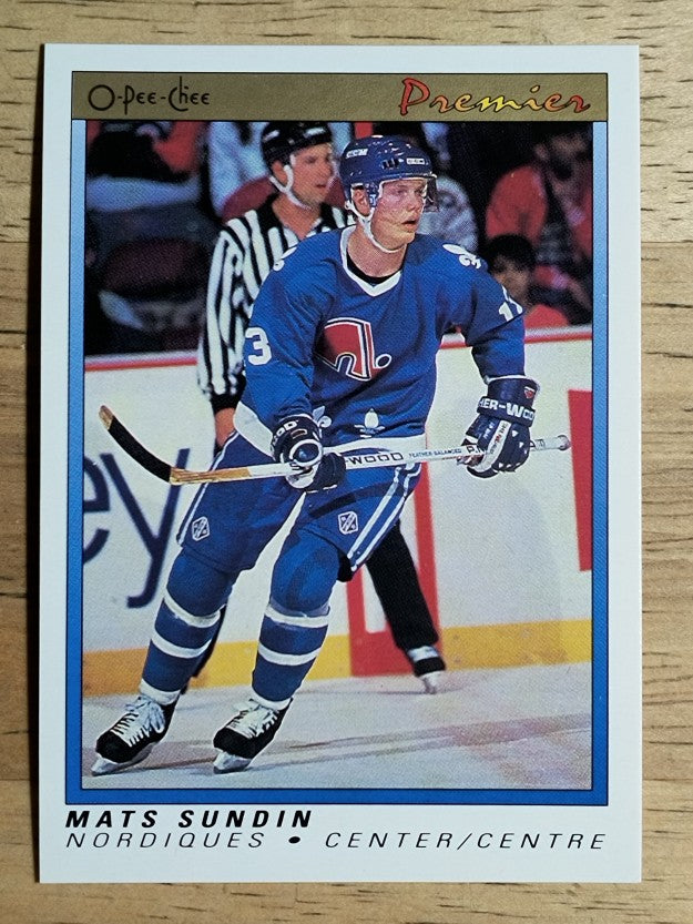 1990-91 OPC Premier #114 Mats Sundin RC