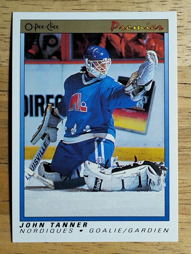 1990-91 OPC Premier #118 John Tanner RC