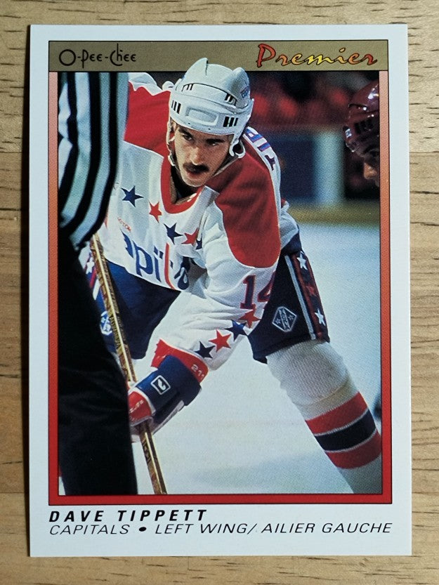 1990-91 OPC Premier #119 Dave Tippett
