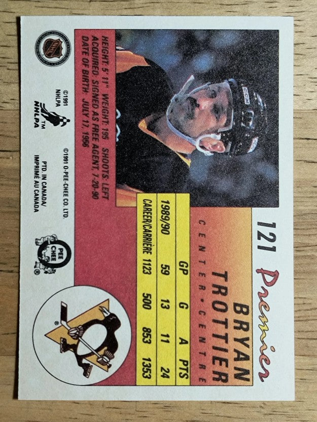 1990-91 OPC Premier #121 Bryan Trottier