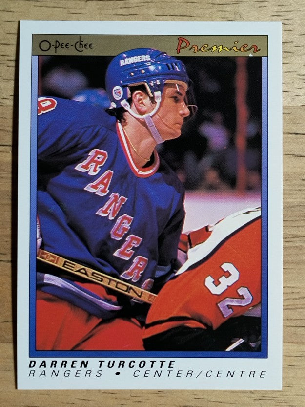 1990-91 OPC Premier #123 Darren Turcotte RC