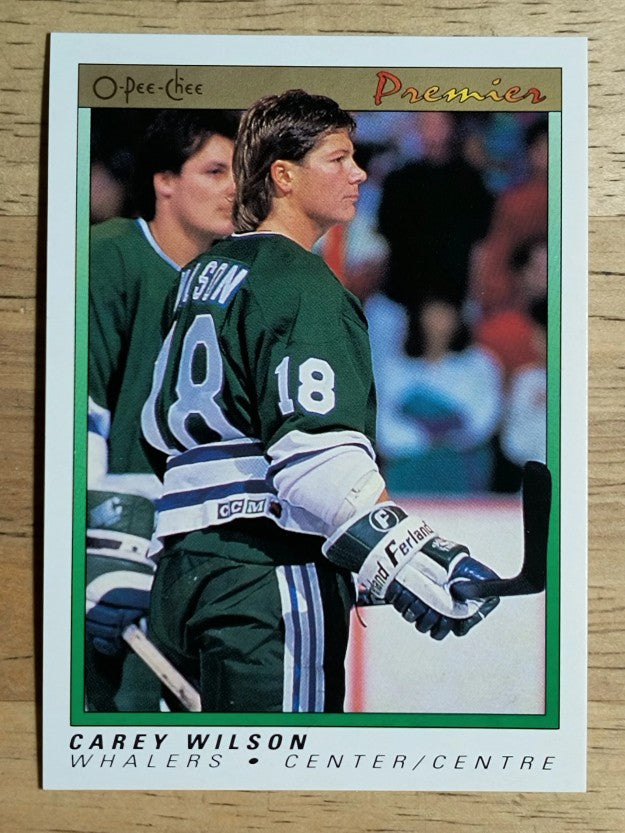 1990-91 OPC Premier #128 Carey Wilson