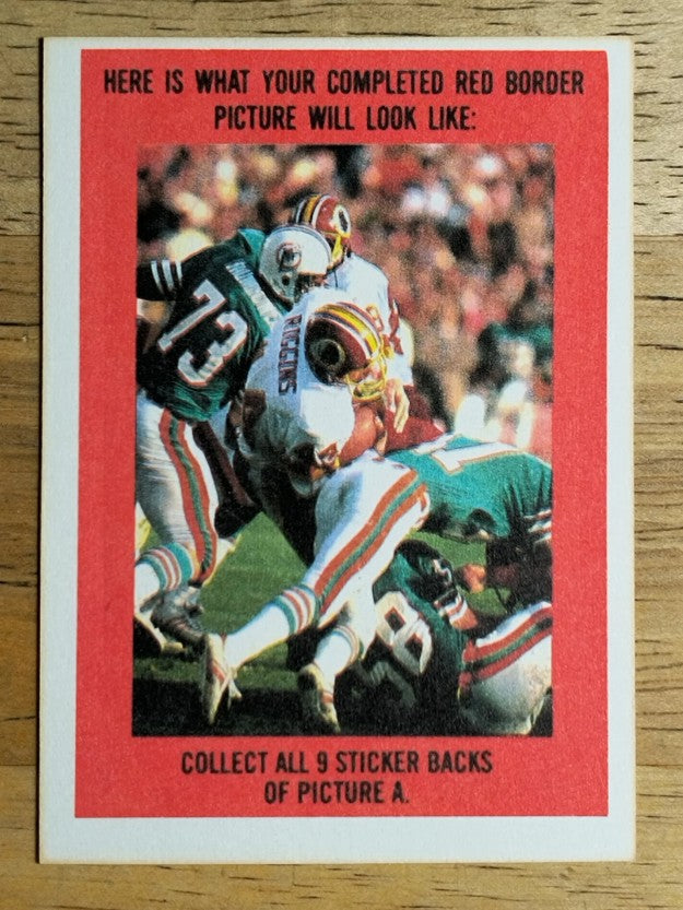1983 Topps Sticker Inserts #1 Marcus Allen