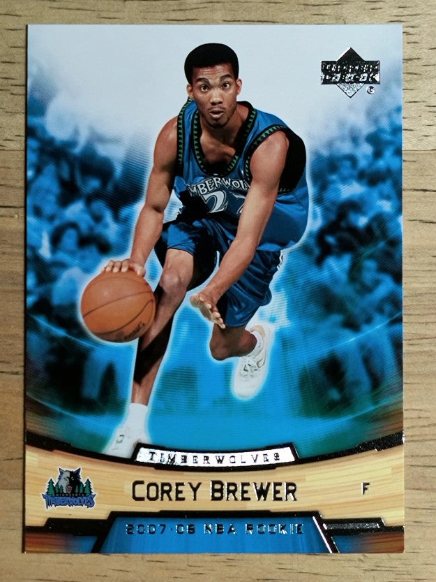 2007-08 Upper Deck NBA Rookie Box Set #3 Corey Brewer