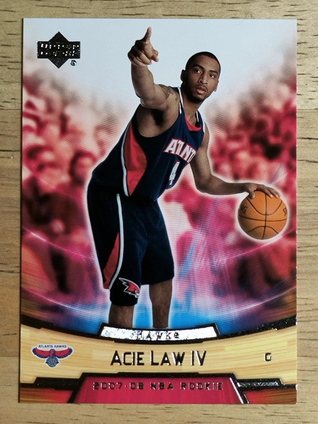 2007-08 Upper Deck NBA Rookie Box Set #17 Acie Law