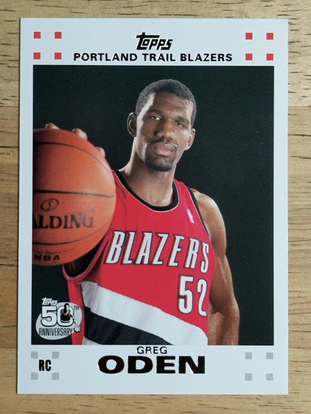 2007-08 Topps Rookie Set #1 Greg Oden