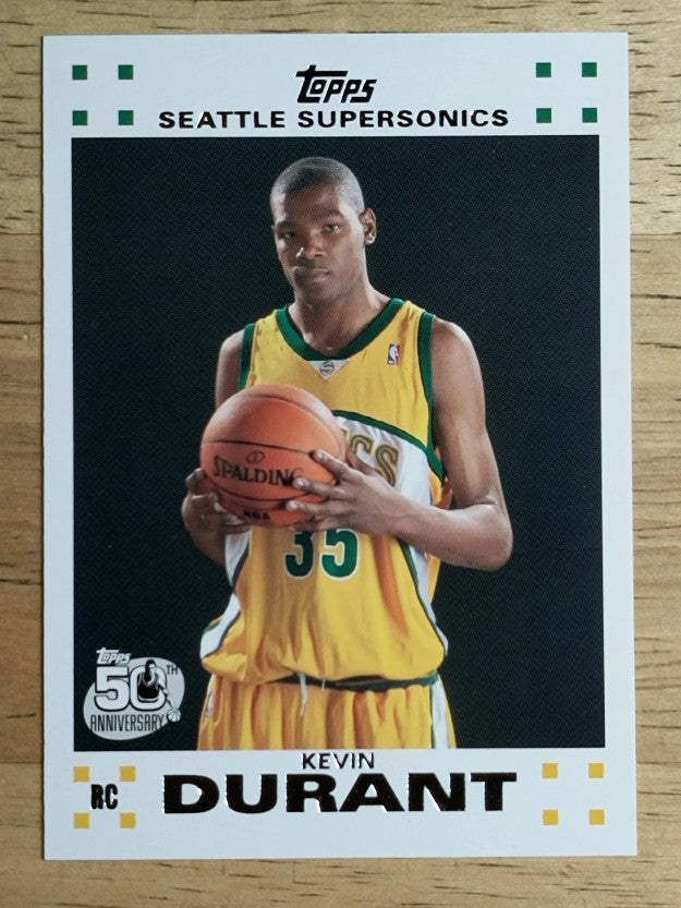 2007-08 Topps Rookie Set #2 Kevin Durant