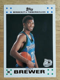 2007-08 Topps Rookie Set #7 Corey Brewer