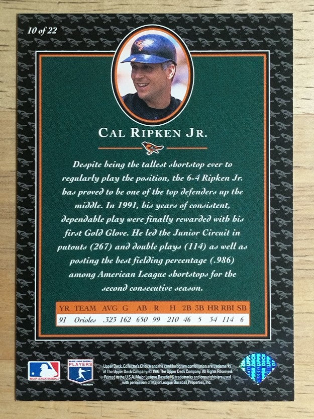 1996 Upper Deck Ripken Collection #10 Cal Ripken COLC (NM)