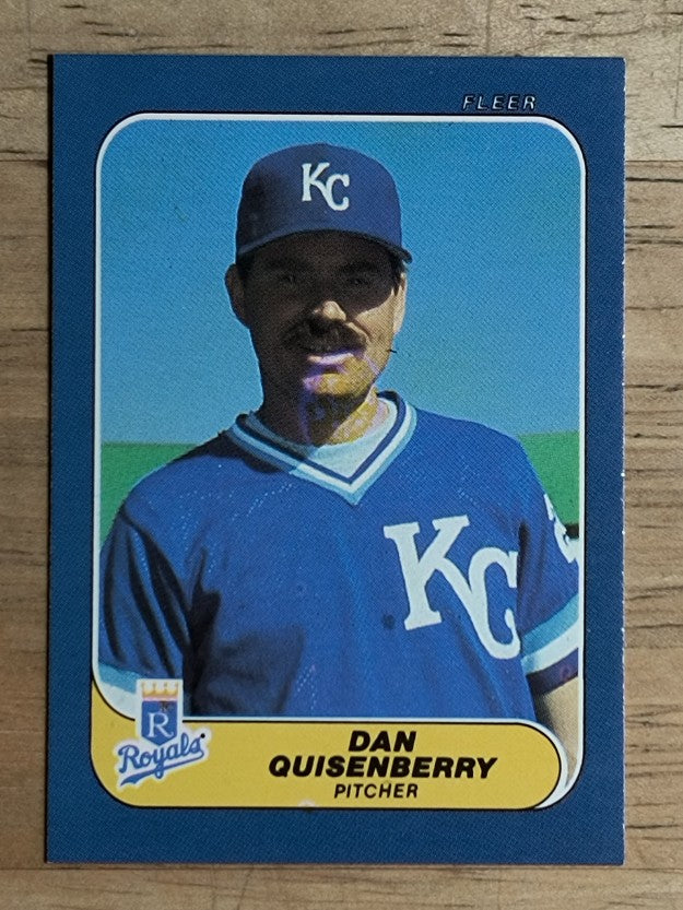 1986 Fleer Mini #2 Dan Quisenberry
