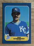 1986 Fleer Mini #2 Dan Quisenberry