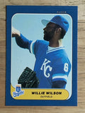 1986 Fleer Mini #5 Willie Wilson
