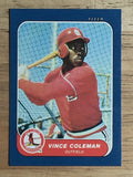 1986 Fleer Mini #7 Vince Coleman