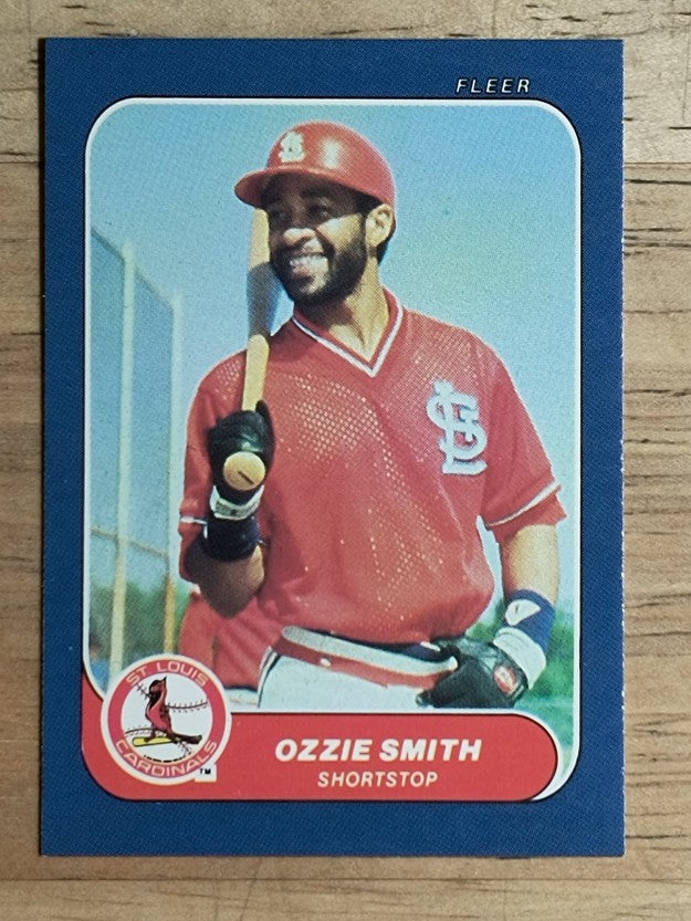 1986 Fleer Mini #10 Ozzie Smith