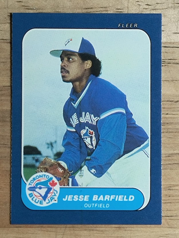 1986 Fleer Mini #12 Jesse Barfield