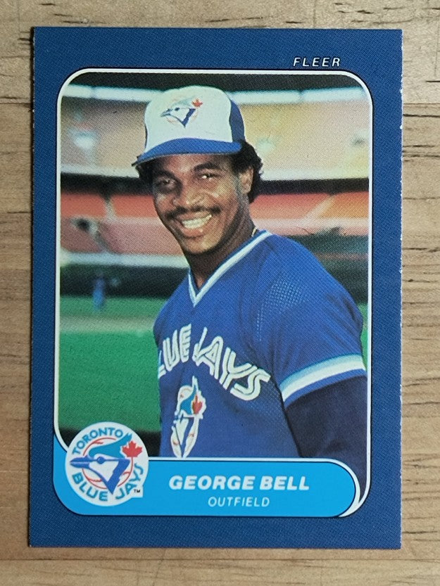 1986 Fleer Mini #13 George Bell
