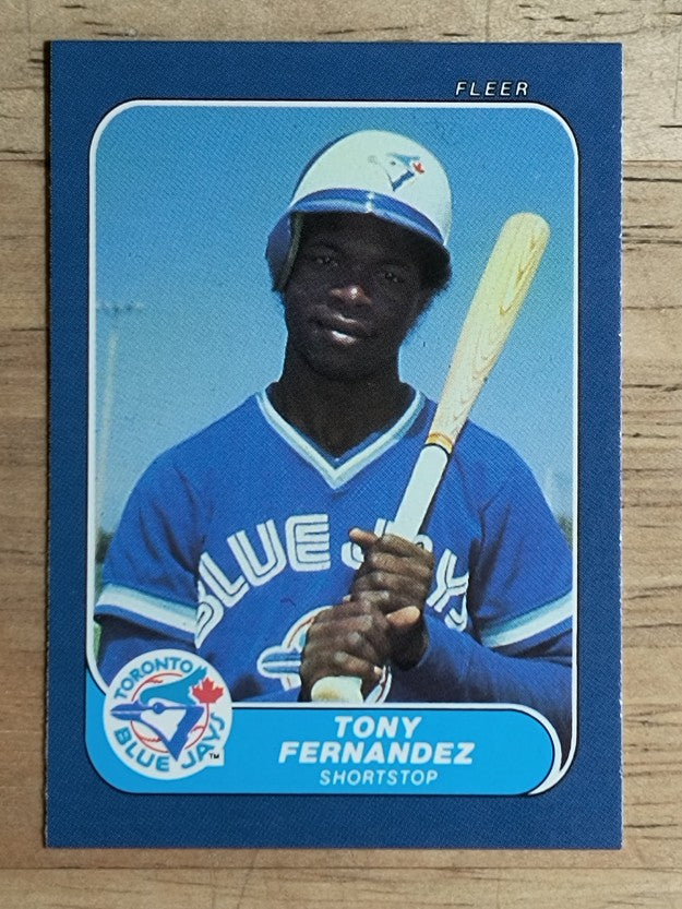1986 Fleer Mini #14 Tony Fernandez