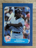 1986 Fleer Mini #23 Rickey Henderson