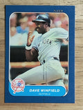 1986 Fleer Mini #26 Dave Winfield