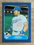 1986 Fleer Mini #28 Pedro Guerrero