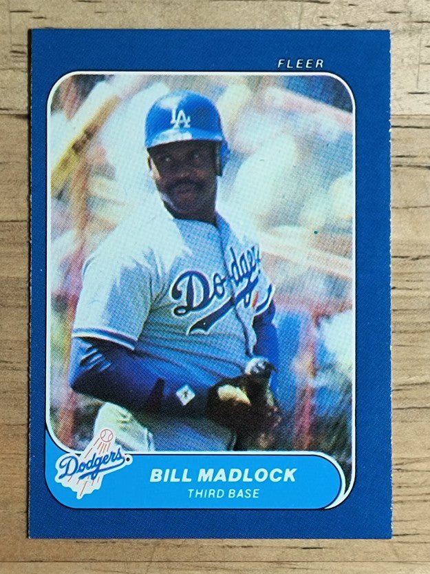 1986 Fleer Mini #29 Bill Madlock