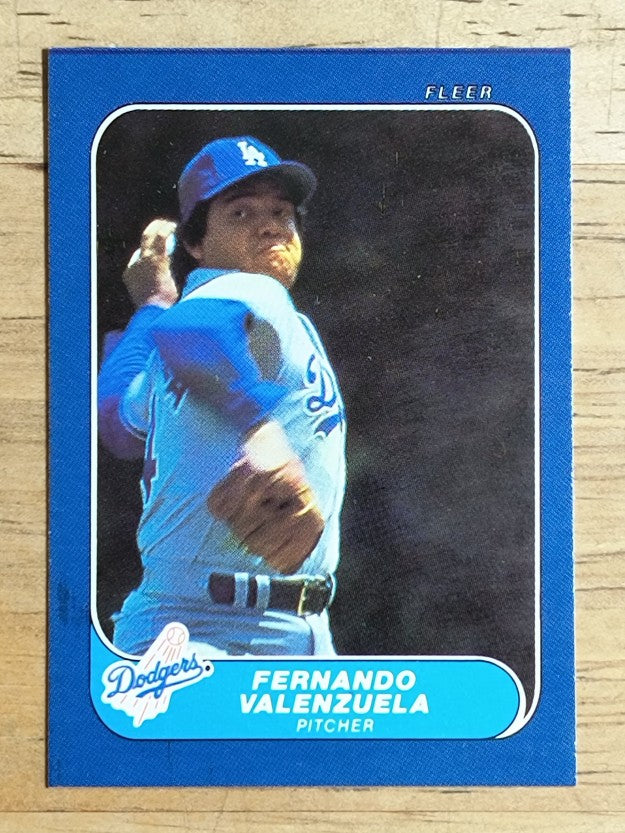1986 Fleer Mini #31 Fernando Valenzuela