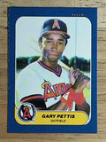 1986 Fleer Mini #33 Gary Pettis