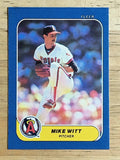 1986 Fleer Mini #36 Mike Witt