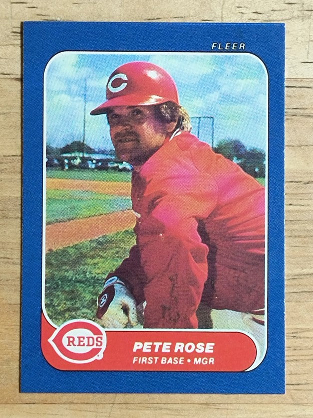 1986 Fleer Mini #40 Pete Rose