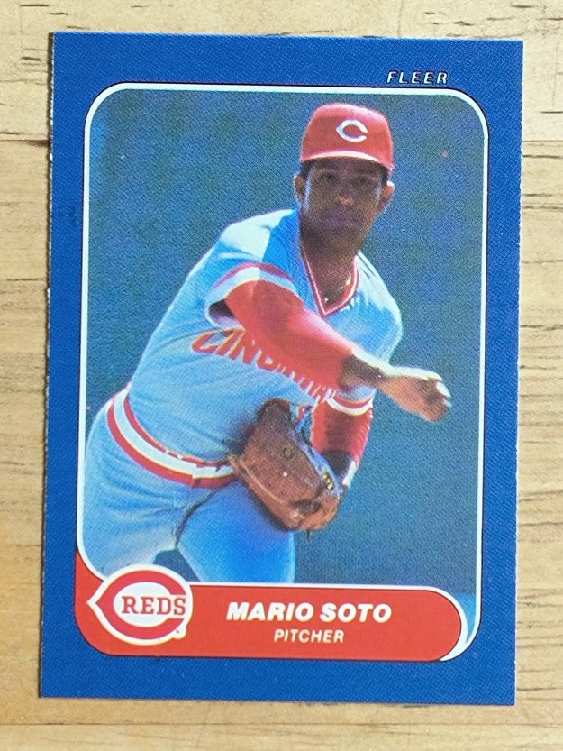 1986 Fleer Mini #41 Mario Soto