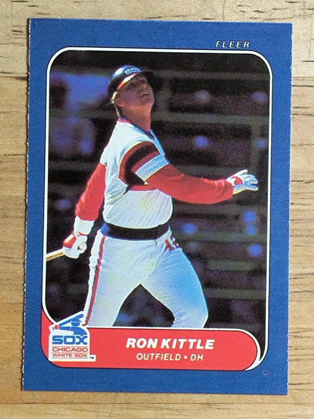 1986 Fleer Mini #45 Ron Kittle