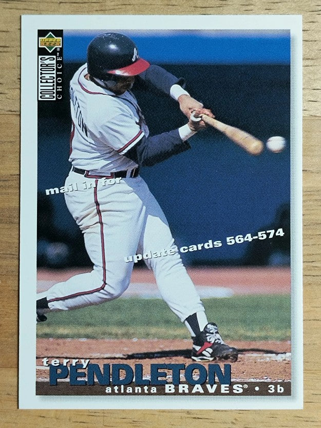 1995 Collector's Choice Trade Cards #TC4 Terry Pendleton