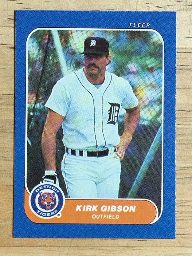 1986 Fleer Mini #47 Kirk Gibson