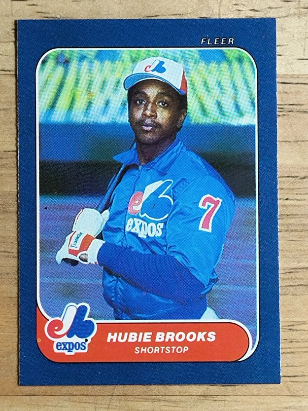 1986 Fleer Mini #52 Hubie Brooks